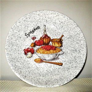 Pasta Sphagetti Large Ceramic Serving Bowl 12 3/4 inches Made in Italy